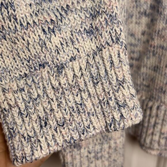 LOFT Plus Women's long sleeve Marbled V Neck Pullover Sweater Size Plus 16 18 1x - Picture 6 of 8